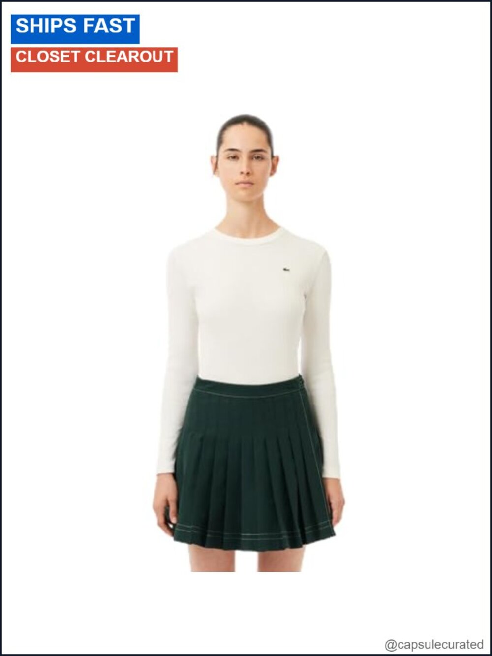 Organic Cotton Ribbed Slim Fit Short Sleeve Crop Top Tee
